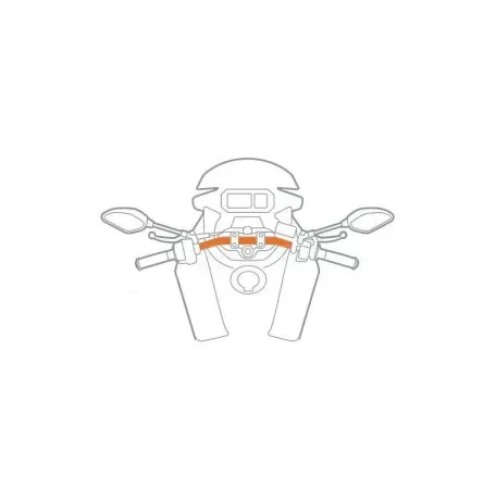 Optiline Βάση Στήριξης Κινητού U Type Pro της σειράς Titan Optiline για Τιμόνι Μηχανής ή Ποδηλάτου με διάμετρο από 22 mm έως 28 mm και σύστημα Duolock, συμβατή με Θήκες ή Αντάπτορε 