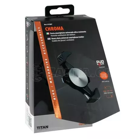 Optiline Αερόψυκτη Θήκη Κινητού Chroma της σειράς Titan Optiline Universal Εφαρμογής για κινητά με διαγώνιο μήκος από 131 mm έως 187 mm και 4 σετ αποστάτες, συμβατή με Βάσεις Στήρι 