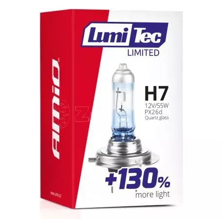 AMIO H7 12V 55W P14,5s LUMITEC LIMITED +130%  UP TO 40m AMIO - 1 ΤΕΜ. 02133/AM 