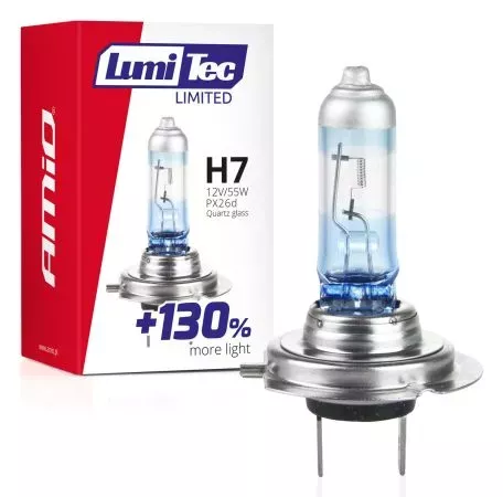 AMIO H7 12V 55W P14,5s LUMITEC LIMITED +130%  UP TO 40m AMIO - 1 ΤΕΜ. 02133/AM 