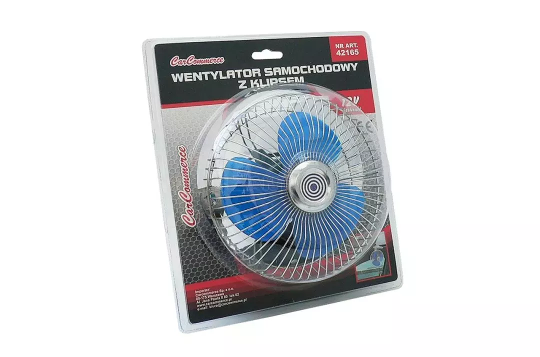 AMIO ΑΝΕΜΙΣΤΗΡΑΣ ΑΝΑΠΤΗΡΑ 24V - 17,5 cm ΜΕ ΚΛΙΠ ΣΤΗΡΙΞΗΣ (ΠΕΡΙΣΤΡΕΦΟΜΕΝΟΣ/ΜΕΤΑΛΛΙΚΟΣ) AMIO - 1 ΤΕΜ. CC42166/AM