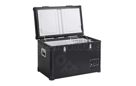 INDEL B ΨΥΓΕΙΟ TB74 STEEL BLACK ΜΕΤΑΛΛΙΚΟ 71L 12/24V 85W 499x810x492mm INDEL B - 1 TEM. LTB074NO300AN/INB 
