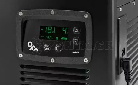 INDEL B ΨΥΓΕΙΟ TB65DD STEEL BLACK ΜΕΤΑΛΛΙΚΟ ΜΕ 2 ΘΑΛΑΜΟΥΣ 60L (36L+24L) 12/24V 85W 499x810x492mm LTB065DO300AN/INB 