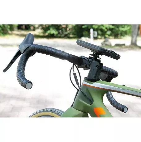 Optiline Βάση Στήριξης Κινητού Bike της σειράς Optiline για Τιμόνι Μηχανής, Ποδηλάτου, E-bike, Scooter με διάμετρο από 19 mm έως 35 mm με ρυθμιζόμενους EPDM ιμάντες δέσης και σύστη 