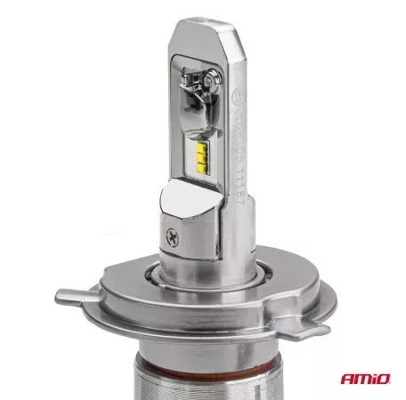 AMIO H4 RS+ SERIES 12-36V 50W 6000K 3500lm +200% LED CAN-BUS (ΨΥΚΤΡΑ ΛΕΠΙΔΕΣ ΦΤΕΡΟΥ)​ AMIO - 2 ΤΕΜ. 01082/AM 