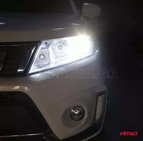 AMIO H4 RS+ SERIES 12-36V 50W 6000K 3500lm +200% LED CAN-BUS (ΨΥΚΤΡΑ ΛΕΠΙΔΕΣ ΦΤΕΡΟΥ)​ AMIO - 2 ΤΕΜ. 01082/AM 