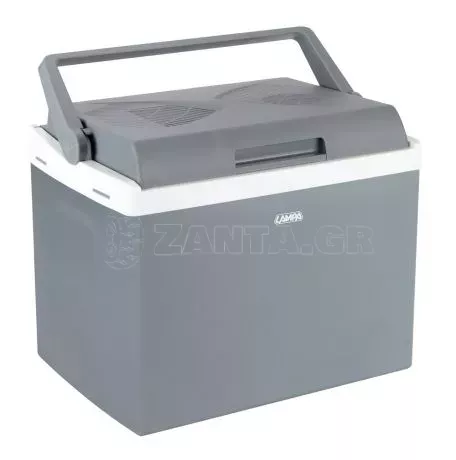 Lampa ΨΥΓΕΙΟ ΑΥΤΟΚΙΝΗΤΟΥ 12V/220V  25LT ΘΕΡΜΟΗΛΕΚΤΡΙΚΟ (ΖΕΣΤΟ /ΚΡΥΟ) 40x37,5cm ΓΚΡΙ/ΛΕΥΚΟ  FT-25 LAMPA - 1 TEM. L8905.4 