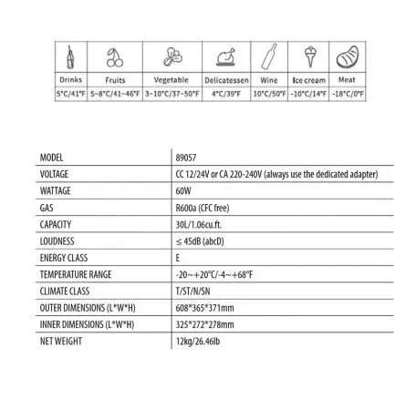 Lampa ΨΥΓΕΙΟ/ΚΑΤΑΨΥΚΤΗΣ 30LT/12/24V+220V ΦΟΡΗΤΟ ΜΕ ΣΥΜΠΙΕΣΤΗ/ΘΕΡΜΟΣΤΑΤΗ ΚΑΙ ΨΗΦΙΑΚΗ ΟΘΟΝΗ FC-30 LAMPA - 1 TEM. L8905.7 