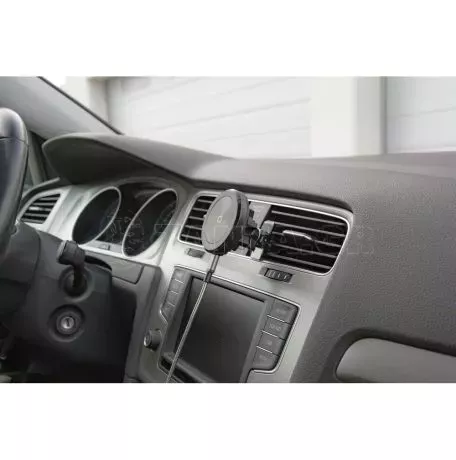 Optiline Μαγνητική Βάση Στήριξης Κινητού Mag Wireless Airvent της σειράς Optiline για Ίσιους Αεραγωγούς Αυτοκινήτου με δυνατότητα ασύρματης φόρτισης Max Power 15W, 15 μαγνήτες και  