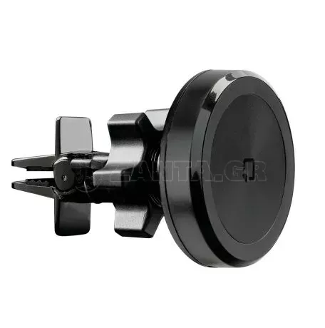 Optiline Μαγνητική Βάση Στήριξης Κινητού Mag Wireless Airvent της σειράς Optiline για Ίσιους Αεραγωγούς Αυτοκινήτου με δυνατότητα ασύρματης φόρτισης Max Power 15W, 15 μαγνήτες και  
