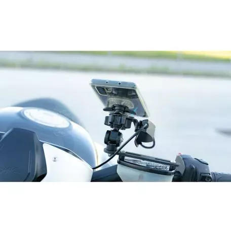 Optiline Αδιάβροχος Φορτιστής Κινητού Trek 12/24V 30W 5400mA της σειράς Optiline με 2 θύρες USB Type A, Καλώδιο 150 cm, Ακροδέκτες, Ασφάλεια Smart Chip, Αδιαβροχοποίηση IP66, συμβα 