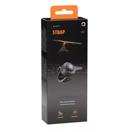 Optiline Βάση Στήριξης Κινητού Strap της σειράς Optiline για Τιμόνι Μηχανής, Ποδηλάτου, E-bike, Scooter ή για σωλήνα σε Καρότσι με διάμετρο από 19 mm έως 35 mm με 3D αντικραδασμικό 