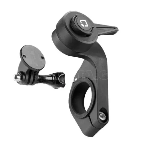 Optiline Διπλή Βάση Στήριξης Κινητού και Action Camera Out Front της σειράς Titan Optiline για Τιμόνι Μηχανής ή Ποδηλάτου με διάμετρο από 22 mm έως 35 mm με 3D αντικραδασμικό σύστη 