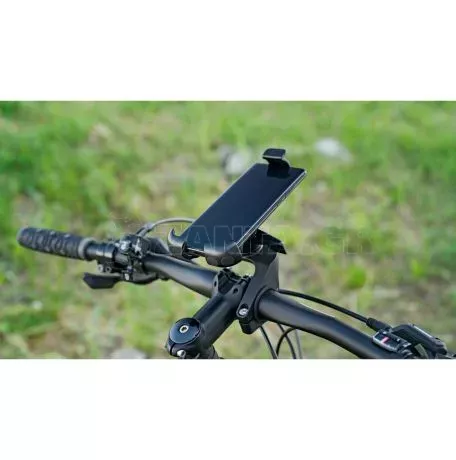 Optiline Διπλή Βάση Στήριξης Κινητού και Action Camera Out Front της σειράς Titan Optiline για Τιμόνι Μηχανής ή Ποδηλάτου με διάμετρο από 22 mm έως 35 mm με 3D αντικραδασμικό σύστη 