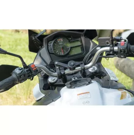 Optiline Διπλή Βάση Στήριξης Κινητού και Action Camera Combo 2.0 της σειράς Titan Optiline για Τιμόνι Μηχανής ή Ποδηλάτου με διάμετρο από 22 mm έως 35 mm με 3D αντικραδασμικό σύστη 