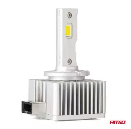 AMIO ΛΑΜΠΕΣ LED D1S/D1R 12V 6.000K 6800lm CAN-BUS D-BASIC SERIES AMIO - 2 Τεμ. 03626/AM 
