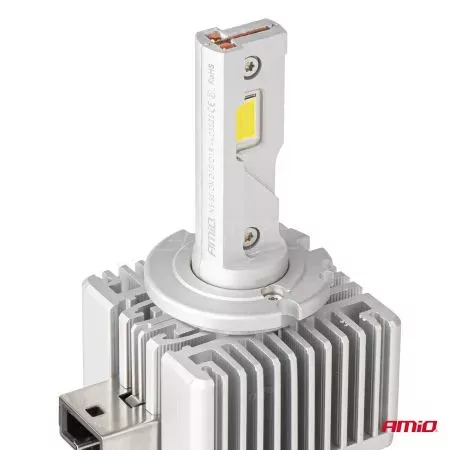 AMIO ΛΑΜΠΕΣ LED D1S/D1R 12V 6.000K 6800lm CAN-BUS D-BASIC SERIES AMIO - 2 Τεμ. 03626/AM 