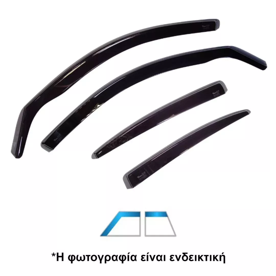 Heko ΑΝΕΜΟΘΡΑΥΣΤΕΣ ΓΙΑ HYUNDAI GALLOPER 5D 1991-2006 ΣΕΤ ΑΥΤΟΚΙΝΗΤΟΥ ΑΠΟ ΕΥΚΑΜΠΤΟ ΦΙΜΕ ΠΛΑΣΤΙΚΟ HEKO - 4 ΤΕΜ. ΑΝΕΜ.SET17314