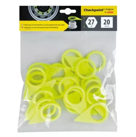 Lampa ΚΑΠΑΚΙΑ ΔΕΙΚΤΕΣ ΠΑΞΙΜΑΔΙΩΝ 27mm CHECKPOINT ΓΙΑ ΟΠΤΙΚΟ ΕΛΕΓΧΟ ΧΑΛΑΡΩΣΗΣ & ΞΕΒΙΔΩΜΑΤΟΣ 20ΤΕΜ. L9762.8 
