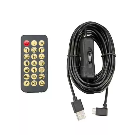 Lampa ΠΑΝΕΛ ΕΥΚΑΜΠΤΟ SMART LED PANEL 512 LED 70x173mm RGB ΜΕ ΚΑΛΩΔΙΟ 450cm ΓΙΑ USB & REMOTE CONTROL LAMPA - 1 ΤΕΜ. L9578.0 