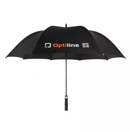 Lampa ΟΜΠΡΕΛΑ PROMO 129 Φ129cm ΑΝΤΙΑΝΕΜΙΚΗ ΜΕ ΑΥΤΟΜΑΤΟ ΑΝΟΙΓΜΑ ΛΟΓΟΤΥΠΟ OPTILINE ΣΕ ΜΑΥΡΟ ΧΡΩΜΑ LAMPA - 1 ΤΕΜ. L9964.5 