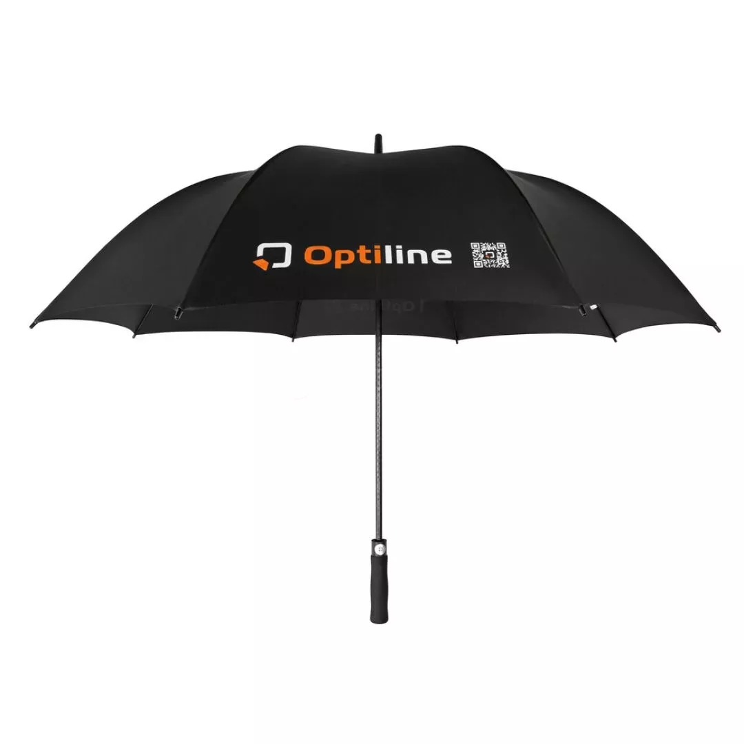 Lampa ΟΜΠΡΕΛΑ PROMO 129 Φ129cm ΑΝΤΙΑΝΕΜΙΚΗ ΜΕ ΑΥΤΟΜΑΤΟ ΑΝΟΙΓΜΑ ΛΟΓΟΤΥΠΟ OPTILINE ΣΕ ΜΑΥΡΟ ΧΡΩΜΑ LAMPA - 1 ΤΕΜ. L9964.5
