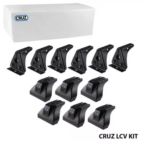 Πόδια / Άκρα Για Μπάρες & Σχάρες Οροφής CRUZ LCV 934-408 Για Opel Vivaro 14-19 H1 / Renault Trafic 14+ H1 / Fiat Talento 16+ H1 / Nissan NV300 16-21 H1 / Nissan Primastar 22+ H1 Σε 