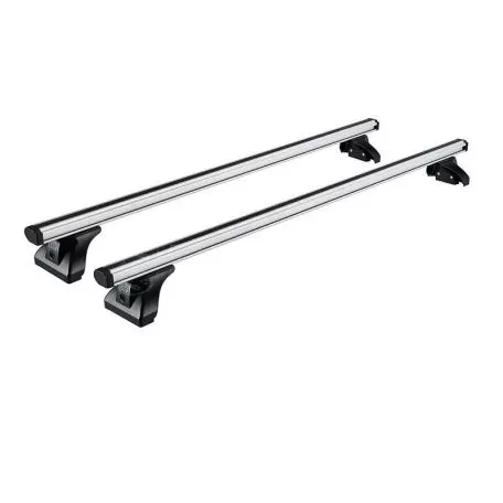 Μπάρες Οροφής Αλουμινίου CRUZ 924-090 Alu Cargo AF-128cm Ασημί 2 Τεμάχια 