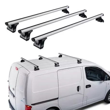 Μπάρες Οροφής Αλουμινίου CRUZ 924-097 Alu Cargo AF3-148cm Ασημί 3 Τεμάχια 