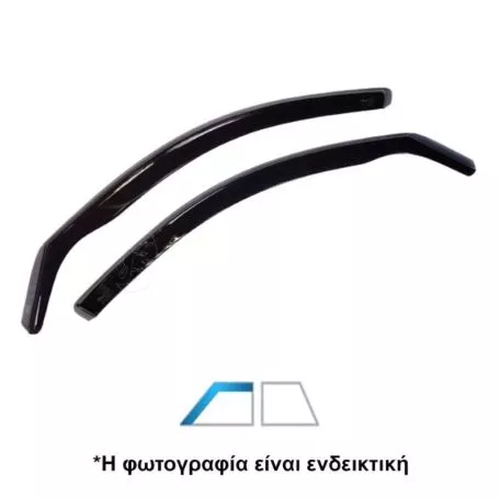 Heko ΑΝΕΜΟΘΡΑΥΣΤΕΣ ΑΥΤΟΚΙΝΗΤΟΥ ΓΙΑ FIAT PALIO 4D 2002> / ALBEA 4D 2002> ΖΕΥΓΑΡΙ ΑΠΟ ΕΥΚΑΜΠΤΟ ΦΙΜΕ ΠΛΑΣΤΙΚΟ HEKO - 2 ΤΕΜ. ΑΝΕΜ.15133 