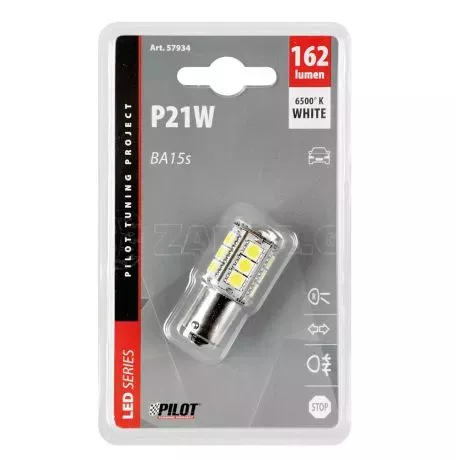 Lampa Λαμπάκι P21W 12V BA15s Hyper-Led48 5793.4-LM 
