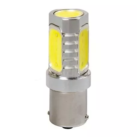 Lampa Λαμπάκι  BA15s P21W 12V MEGA LED SMD λευκό 8 super chips + 12chips L5793.0 