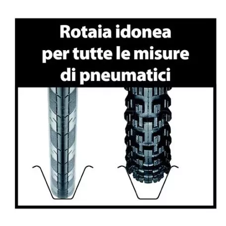 Nordrive ΒΑΣΗ ΠΟΔΗΛΑΤΟΥ ΟΡΟΦΗΣ ΣΙΔΗΡΟΥ BIKE-ONE ΑΣΗΜΙ ΧΡΩΜΑ (ΜΕ ΚΛΕΙΔΑΡΙΑ) ΓΙΑ 1 ΠΟΔΗΛΑΤΟ NORDRIVE N50110-LB 