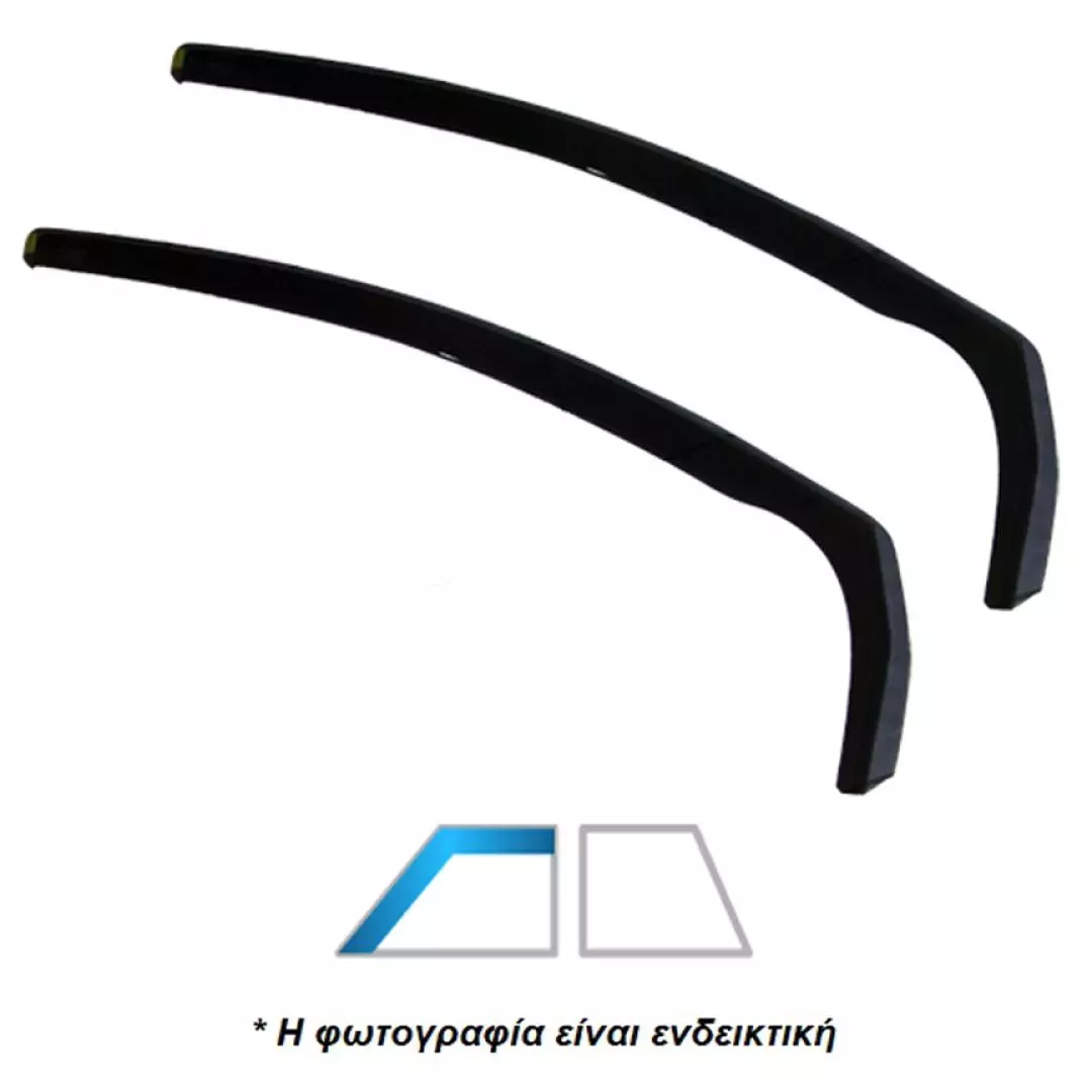 Heko ΑΝΕΜΟΘΡΑΥΣΤΕΣ ΑΥΤΟΚΙΝΗΤΟΥ ΓΙΑ HONDA JAZZ IV 5D 2013> ΖΕΥΓΑΡΙ ΑΠΟ ΕΥΚΑΜΠΤΟ ΦΙΜΕ ΠΛΑΣΤΙΚΟ HEKO - 2 ΤΕΜ. ΑΝΕΜ.17172