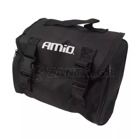 AMIO ΚΟΜΠΡΕΣΕΡ ΑΕΡΑ ΕΛΑΣΤΙΚΩΝ ΜΕΤΑΛΛΙΚΟΣ ACOMP-06 12V 100psi 7bar 28l/min ΜΕ ΦΙΣ ΑΝΑΠΤΗΡΑ & ΚΑΛΩΔΙΟ 300cm & ΦΑΚΟ LED AMiO - 1 ΤΕΜ. 02180/AM 