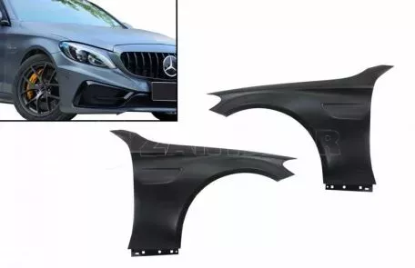 Φτερά Τροχών Για Mercedes-Benz  C-Class W205 S205 C205 A205 (2014-2020) Amg C63 Design 2 Τεμάχια 