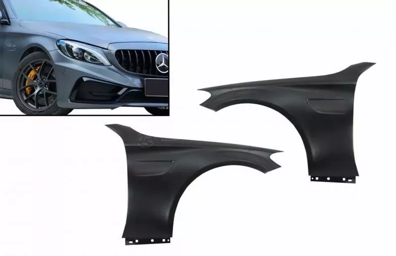Φτερά Τροχών Για Mercedes-Benz C-Class W205 S205 C205 A205 (2014-2020) Amg C63 Design 2 Τεμάχια