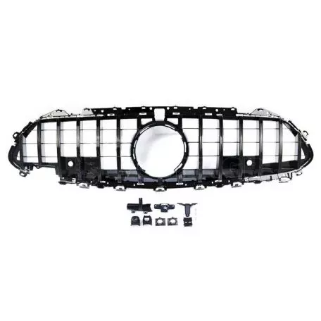 Μάσκα Για Mercedes-Benz CLS C257 / X257 2018-2023 GT Amg Panamericana Look  Μαύρη Γυαλιστερή 1 Τεμάχιο 