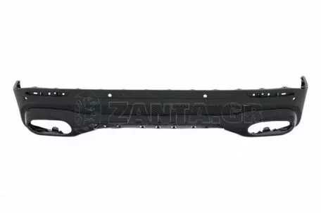 Diffuser Πίσω Προφυλακτήρα Για Mercedes-Benz GLB (X247) 2019+ Amg GLB45 Look Για Amg Line Προφυλακτήρες Piano Black 