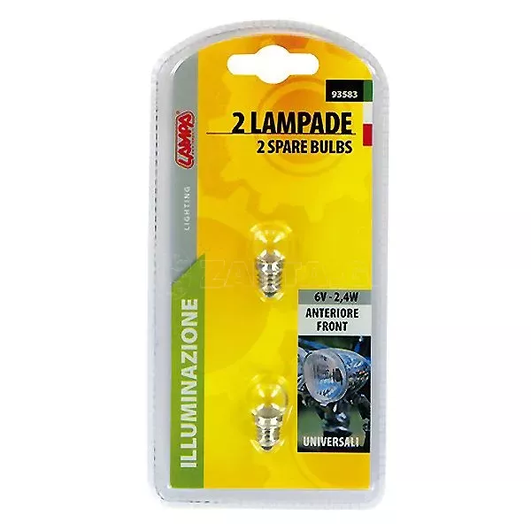 Lampa Σετ Λαμπάκια Ποδηλάτου 2τεμ. 6V-2,4W 9358.3-LB