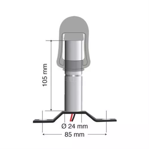 Lampa Βάση Στήριξης Φάρου FIX-3 85mm L7301.1
