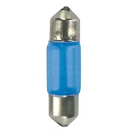 Lampa ΛΑΜΠΑΚΙΑ ΠΛΑΦΟΝΙΕΡΑΣ 15W 12V SV7-8 8x28mm BLU-XE 2ΤΕΜ. BLISTER 5830.9-LM 