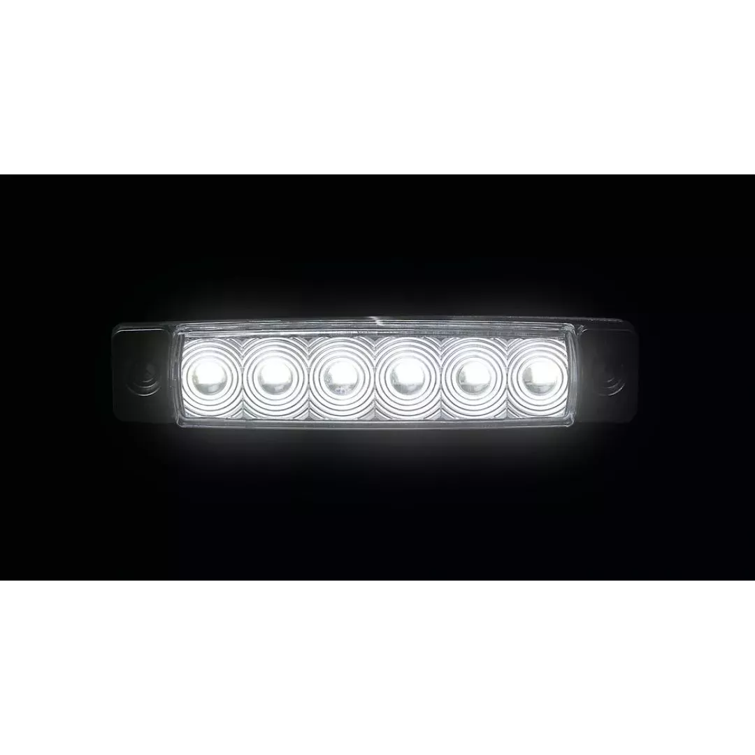 Lampa ΦΩΣ ΟΓΚΟΥ 9>32V 6 LED ΛΕΥΚΟ ΔΙΑΦΑΝΟ 95,6x19,8mm ΜΕ ΕΓΚΡΙΣΗ ΤΥΠΟΥ E148 LAMPA - 1 Τεμ. L9703.5