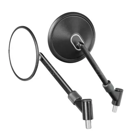 Lampa ΚΑΘΡΕΠΤΕΣ MOTO OXI M10x1,25 DX+SX ΣΤΡΟΓΓΥΛΟΙ ΣΕ ΜΑΥΡΟ ΧΡΩΜΑ LAMPA - 2 ΤΕΜ. 9162.8-LM 