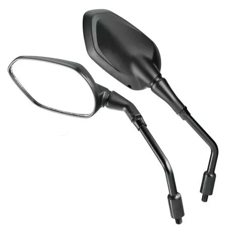 Lampa ΚΑΘΡΕΠΤΕΣ MOTO EXTER M10x1,25 DX+SX ΣΕ ΜΑΥΡΟ ΧΡΩΜΑ LAMPA - 2 ΤΕΜ. 9163.2-LM 