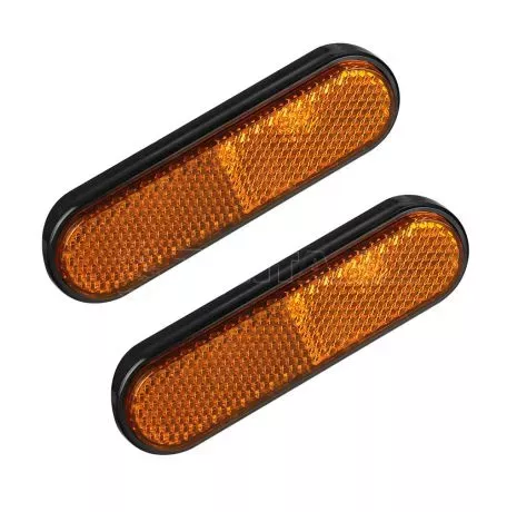 Lampa ΑΝΑΚΛΑΣΤΙΚΑ ΟΒΑΛ ΑΥΤΟΚΟΛΛΗΤΑ ΠΟΡΤΟΚΑΛΙ 100x28mm LAMPA - 2 ΤΕΜ. 9171.6-LM 