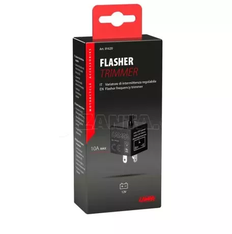 Lampa LED FLASHER (ΦΛΑΣΙΕΡΑ) TRIMMER ΗΛΕΚΤΡΟΝΙΚΟ ΓΙΑ LED ΦΛΑΣ 12V max 10A 3PIN LAMPA - 1 ΤΕΜ. 9162.0-LM 