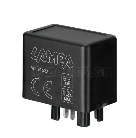 Lampa LED FLASHER (ΦΛΑΣΙΕΡΑ)  7PIN ΓΙΑ LED ΦΛΑΣ 12V 1,2A max PLUG & PLAY LAMPA - 1 ΤΕΜ. 9162.2-LM 
