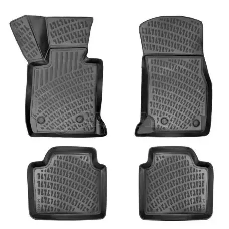 Πατάκια Σκαφάκια 3D Από Λάστιχο TPE Για BMW 4 series F32/F33 2013- / F36 Grand Coupe 2014- Μαύρο 4 Τεμάχια 