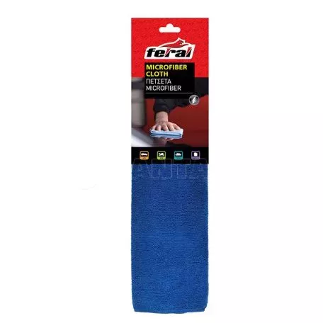 Πετσέτα Καθαρισμού Microfiber Επαγγελματική 40x40cm Feral 
